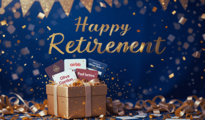 Best Gift Cards For Retirement Parties and Farewells