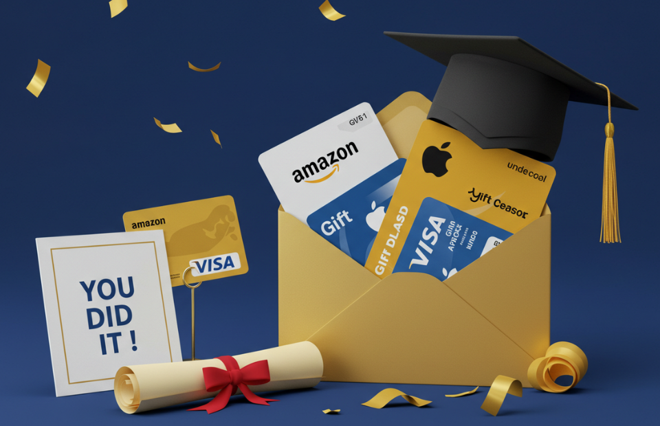 Best Gift Cards to Give on Graduation Day