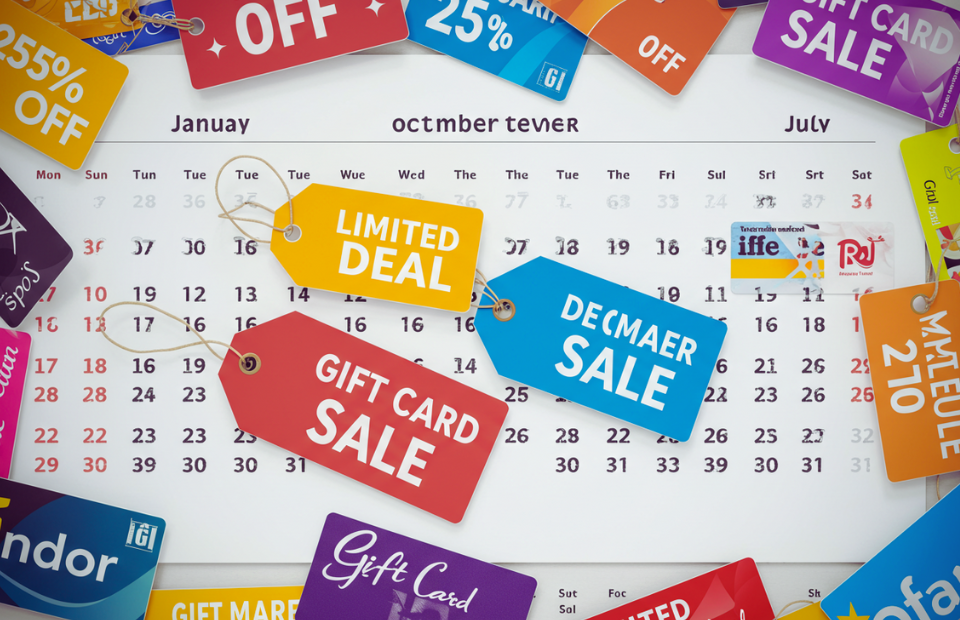 Best Times of the Year to Buy Gift Cards at a Discount