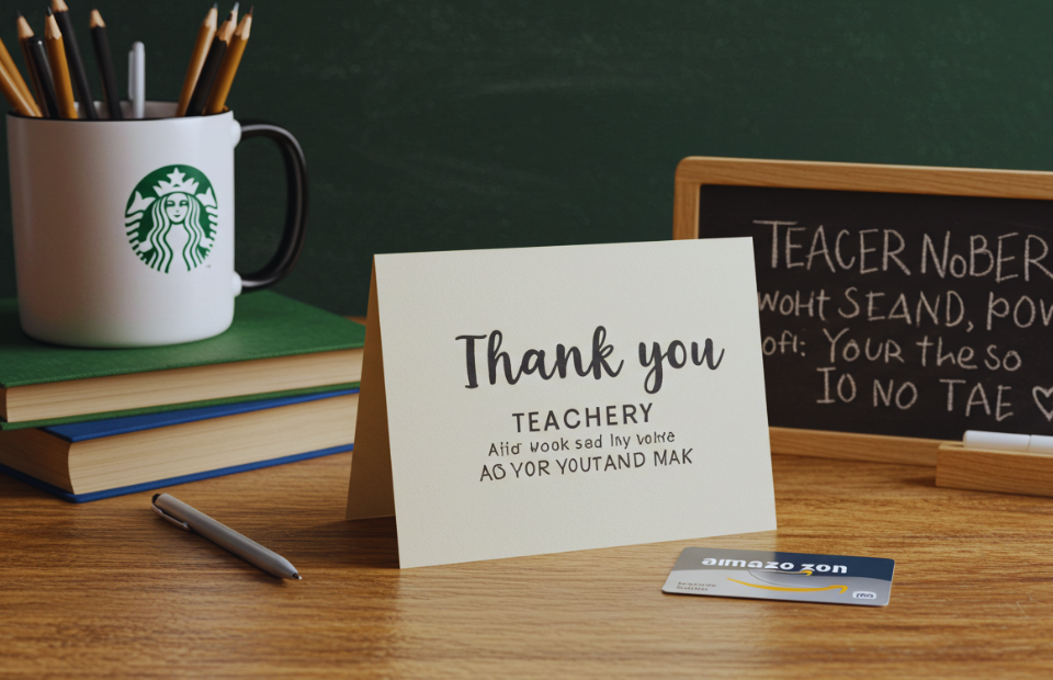 Gift Cards That Make the Perfect Thank You for Teachers and Mentors