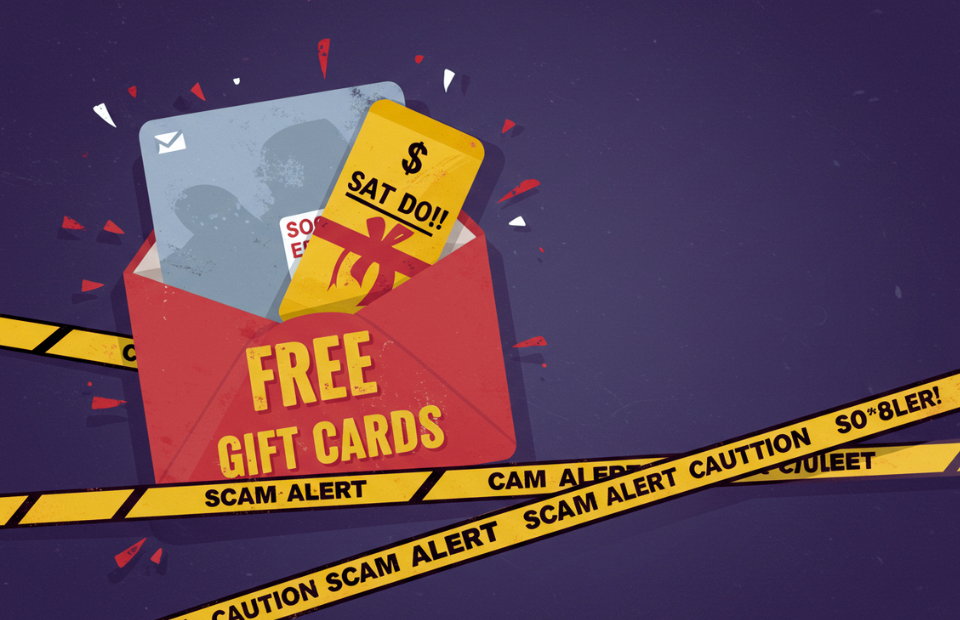 How to Spot a Fake Gift Card Giveaway Online