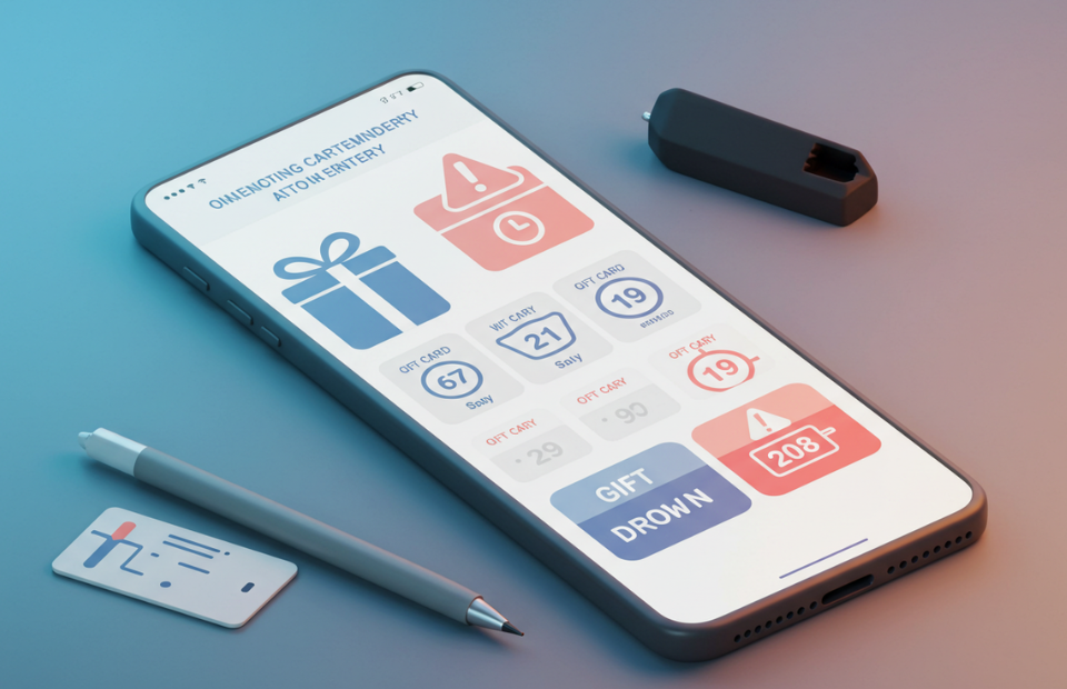 How to Track Gift Card Expiry Dates Automatically