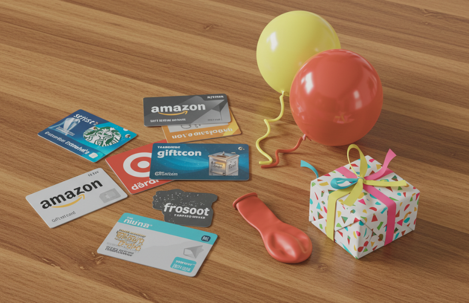 Best Gift Cards to Give on Birthdays [Under $25]